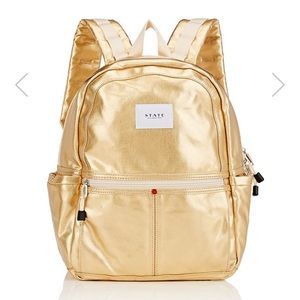 STATE BAGS | Kane Metallic Canvas Backpack